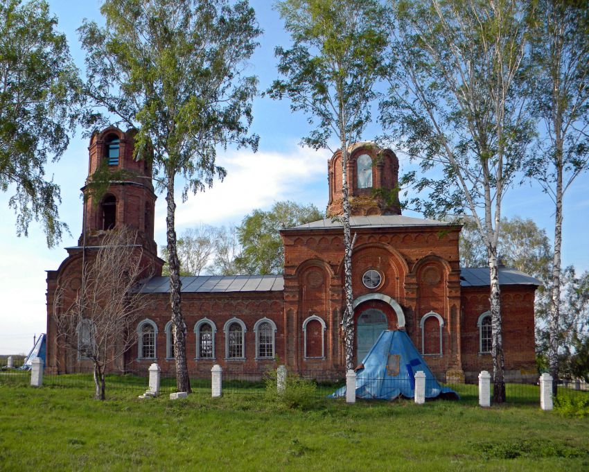 Церковь Димитрия Солунского, Дмитриевка (Старый Оскол, город, Белгородская область). общий вид в ландшафте