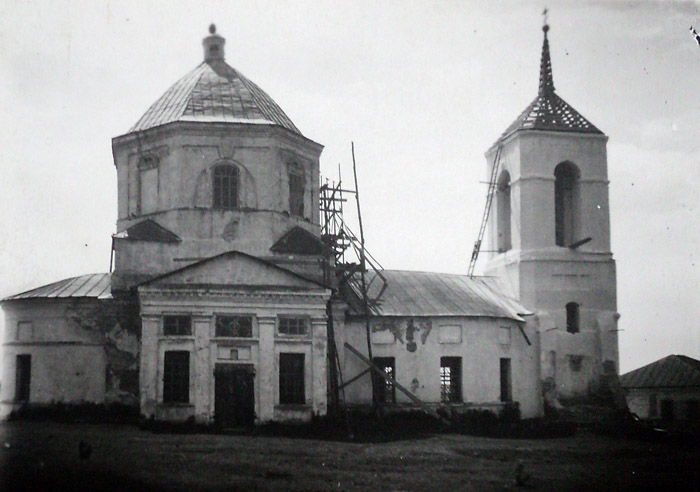 Церковь Димитрия Солунского, Хорошилово (Старый Оскол, город, Белгородская область). архивная фотография, Димитриевский храм. 1959 год   http://stal-nevsky.ru/?page_id=19502
