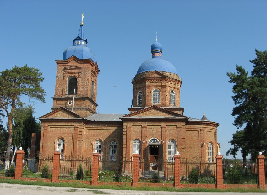 Церковь Николая Чудотворца, Незнамово (Старый Оскол, город, Белгородская область). фасады, Обший вид с севера