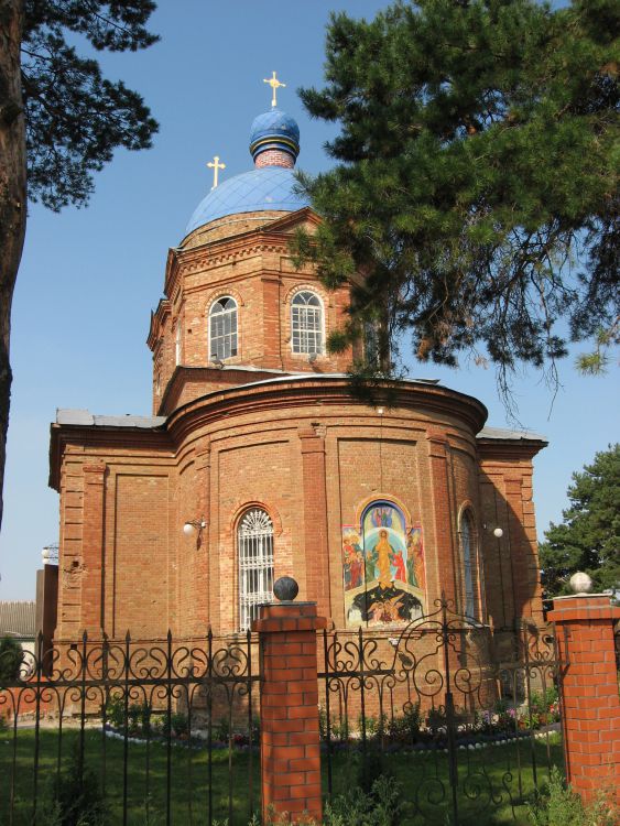 Церковь Николая Чудотворца, Незнамово (Старый Оскол, город, Белгородская область). фасады, Обший вид с востока