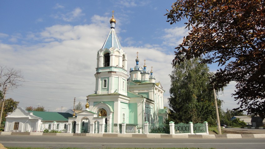 Церковь Илии Пророка в Ездоцкой слободе, Старый Оскол (Старый Оскол, город, Белгородская область). общий вид в ландшафте, Общий вид церкви