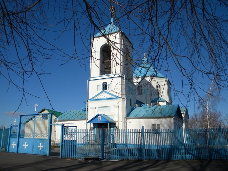 Церковь Димитрия Солунского, Хорошилово (Старый Оскол, город, Белгородская область). общий вид в ландшафте