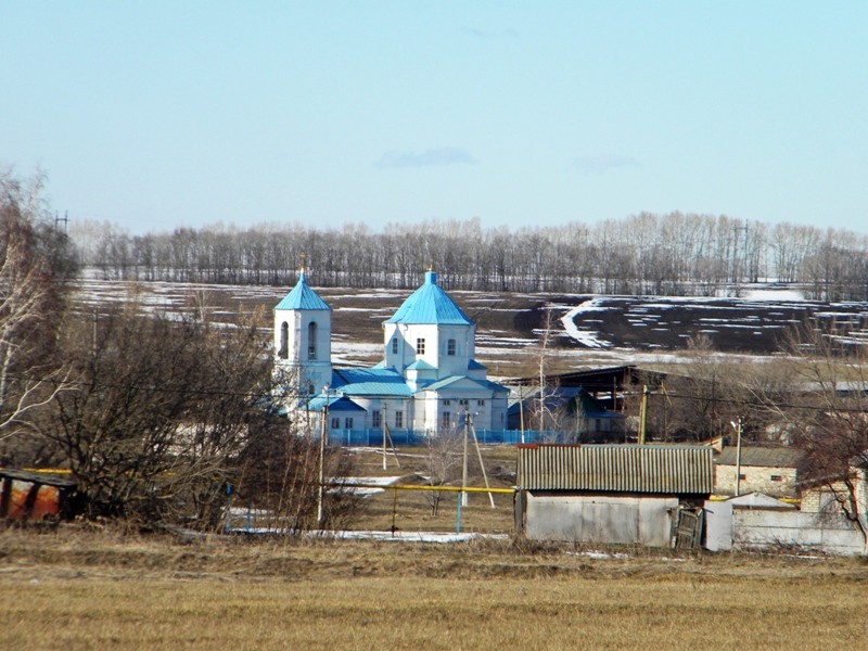 Церковь Димитрия Солунского, Хорошилово (Старый Оскол, город, Белгородская область). общий вид в ландшафте