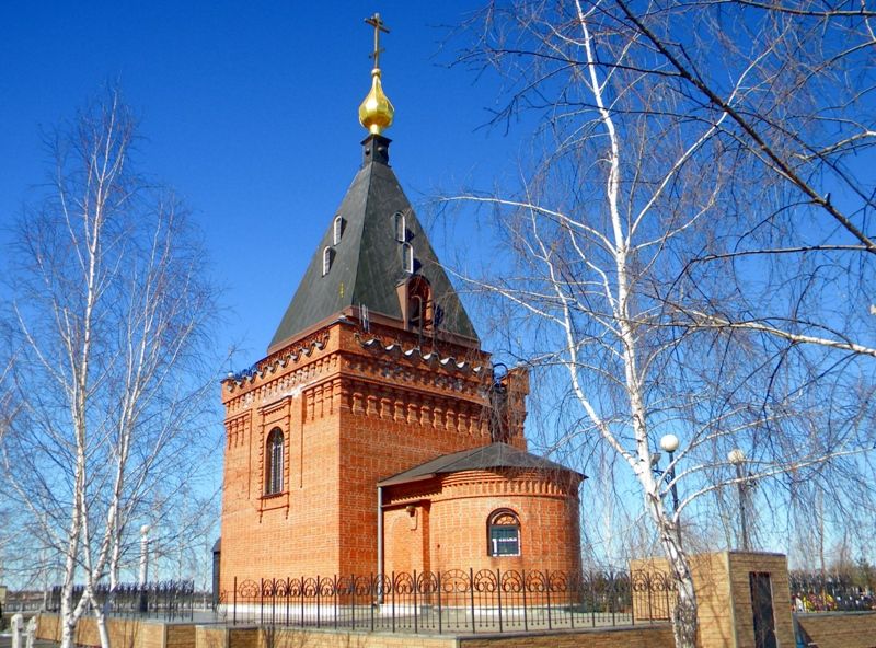 Церковь Успения Пресвятой Богородицы, Старый Оскол (Старый Оскол, город, Белгородская область). общий вид в ландшафте