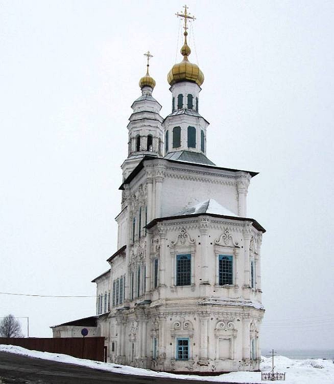 Соликамск. Соликамский Иоанно-Предтеченский Красносельский женский монастырь. фасады, Вид с востока