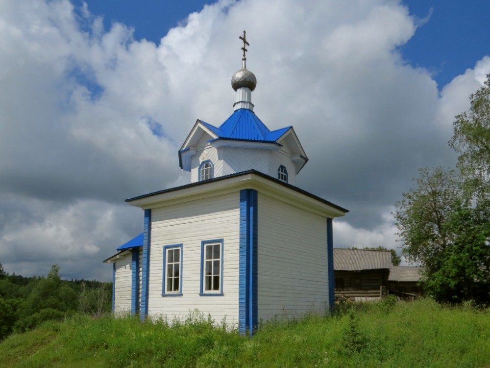 Часовня Казанской иконы Божией Матери, Притыкинская (Вельский район, Архангельская область). фасады