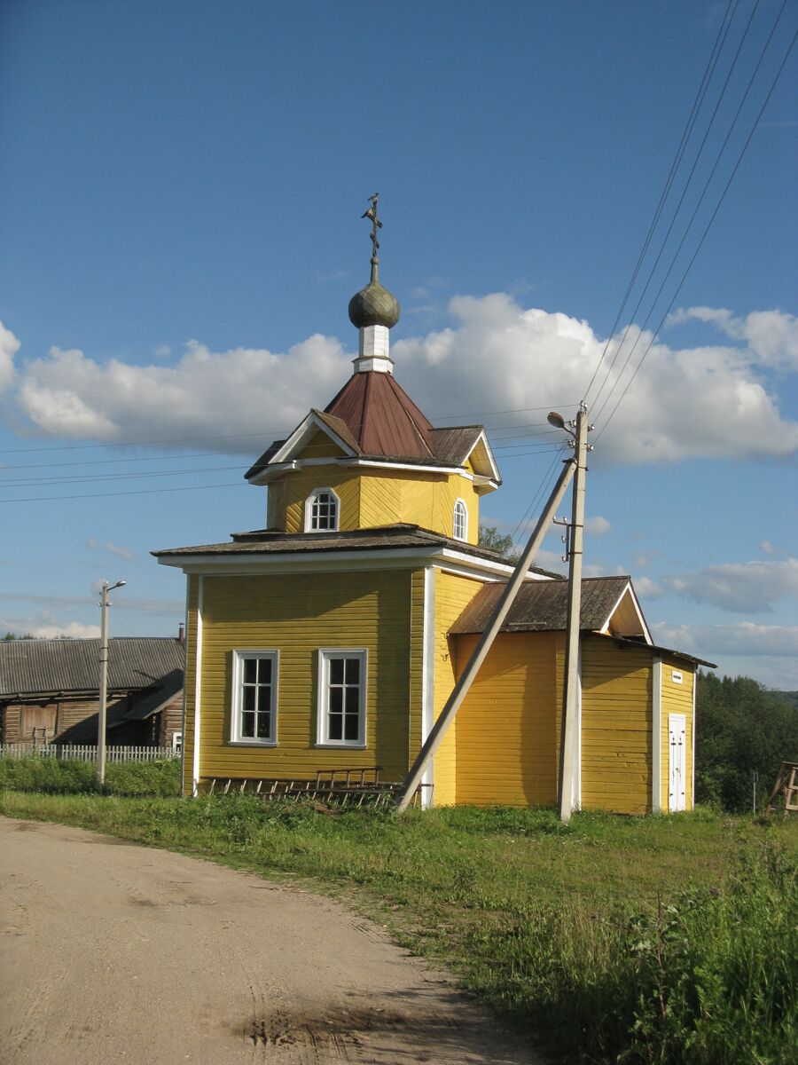 Часовня Казанской иконы Божией Матери, Притыкинская (Вельский район, Архангельская область). фасады
