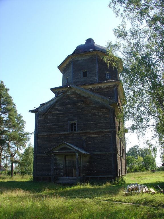 Церковь Воскресения Христова, Козловская (Борки) (Вельский район, Архангельская область). фасады