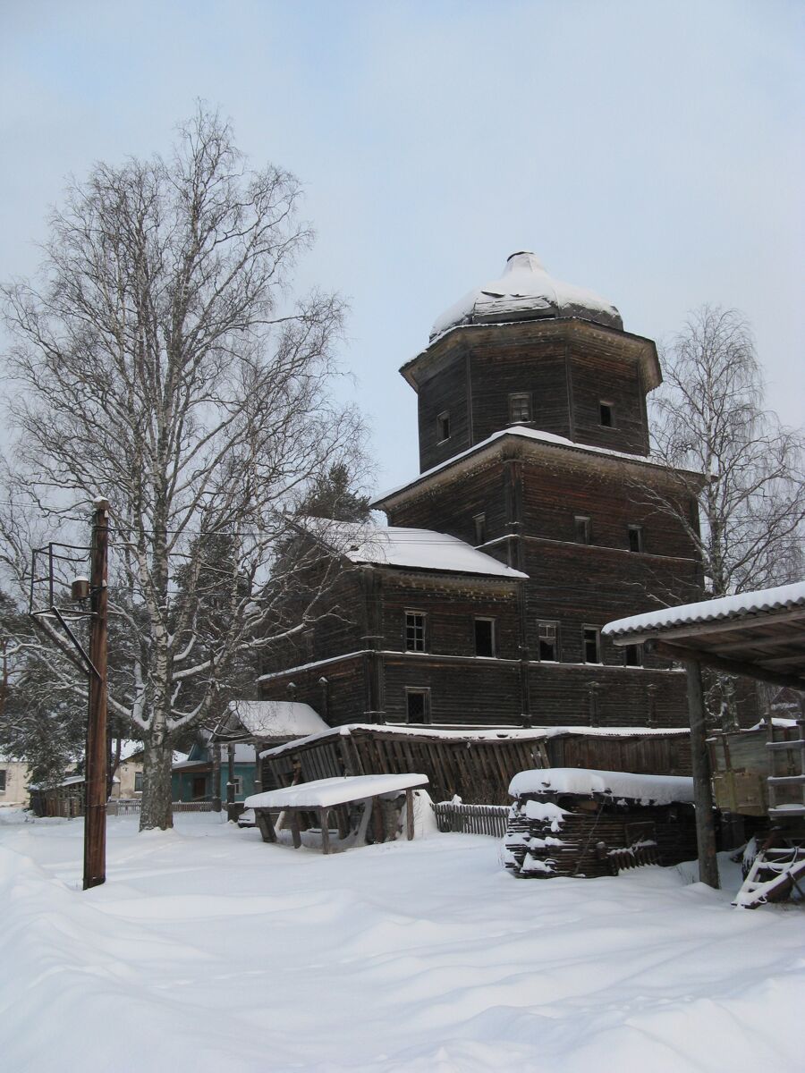 Церковь Воскресения Христова, Козловская (Борки) (Вельский район, Архангельская область). фасады