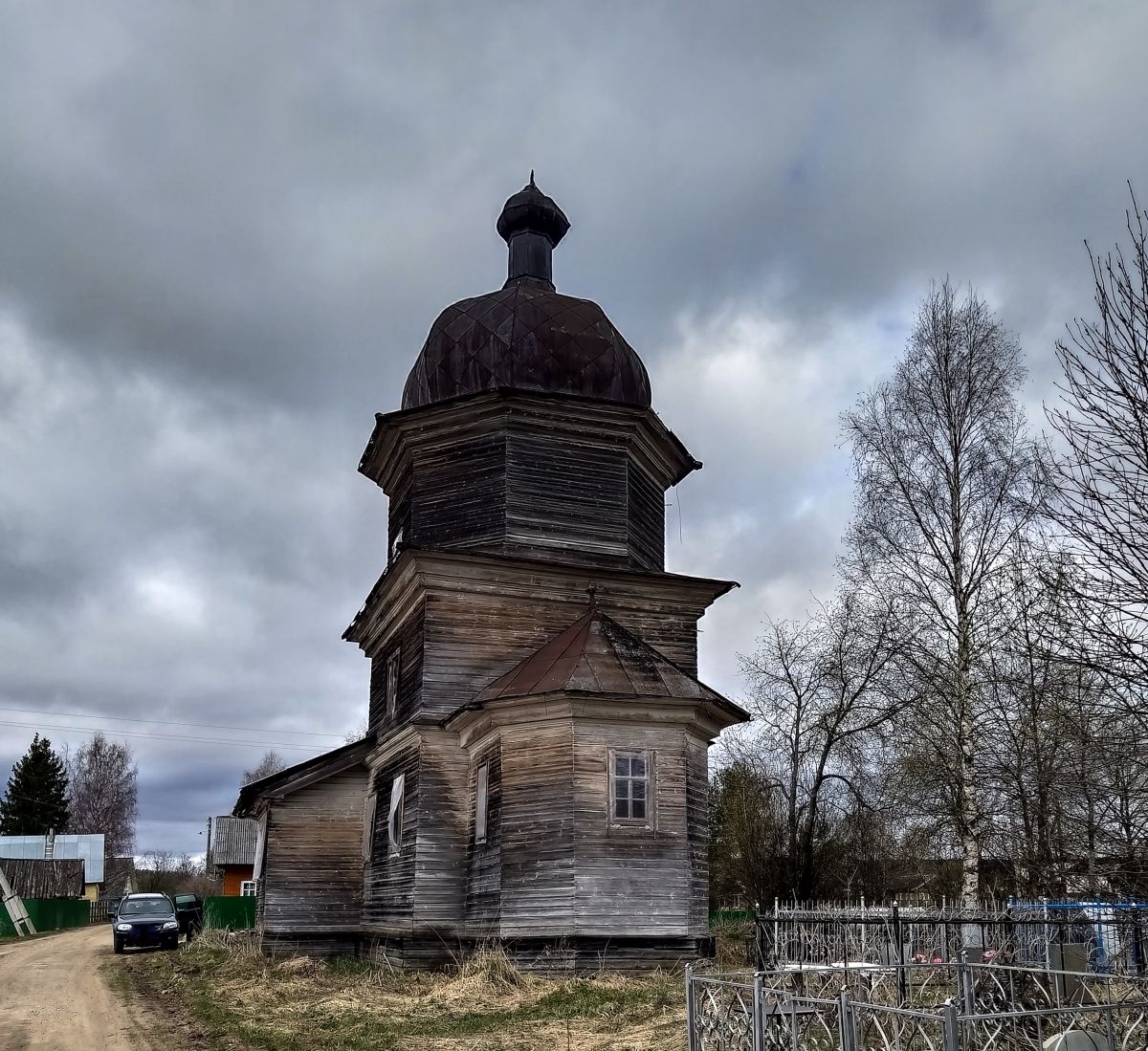 Церковь Илии Пророка, Возгрецовская (Ростовское) (Вельский район, Архангельская область). фасады