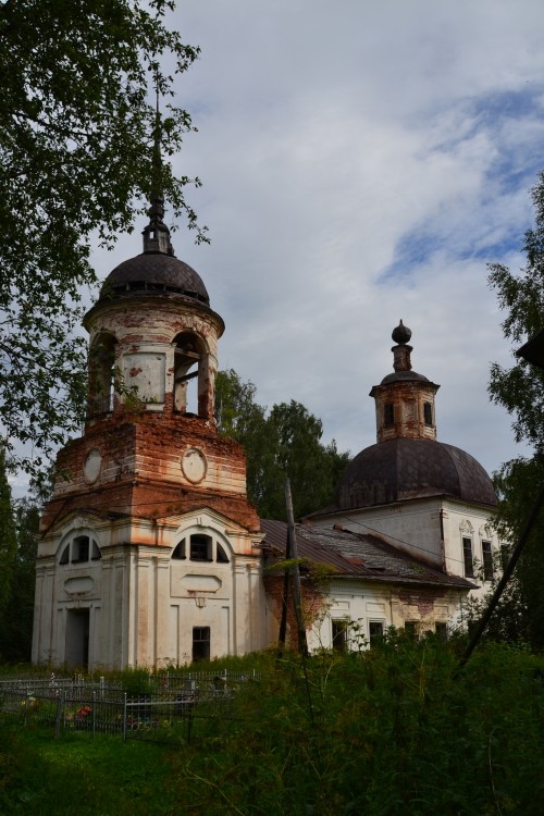 Возгрецовская (Ростовское). Церковь Вознесения Господня. фасады