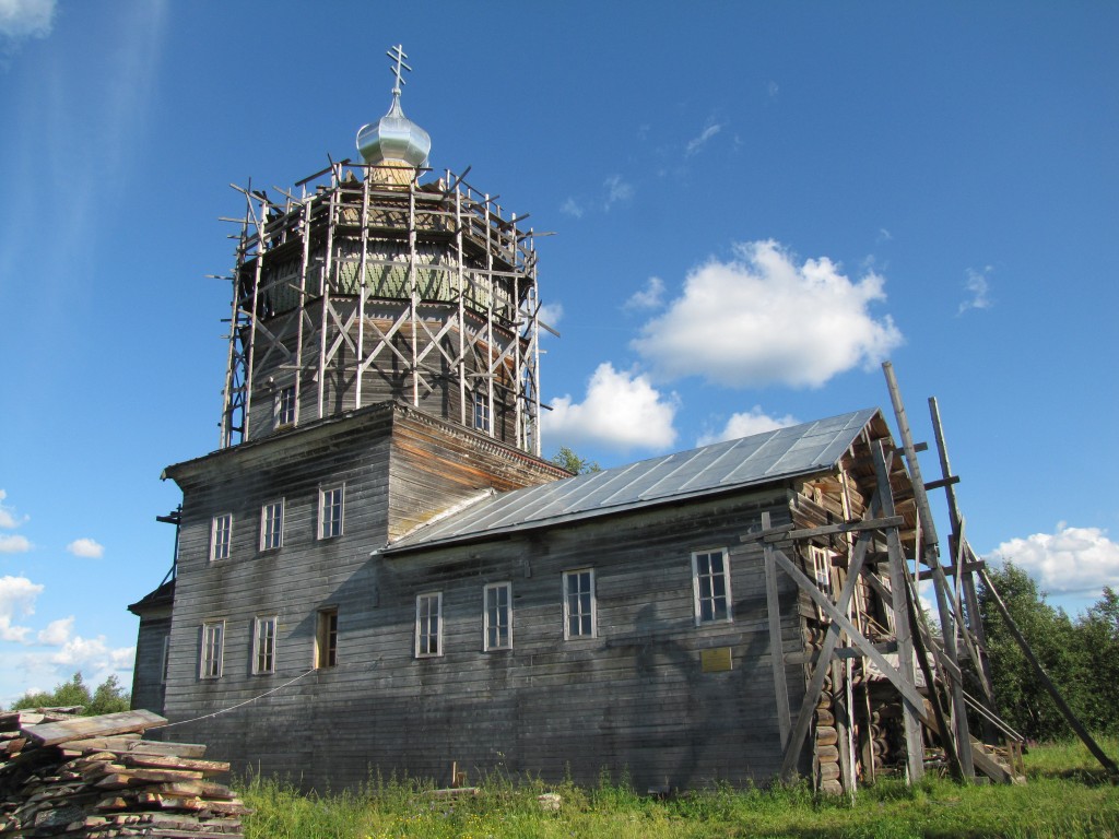 Гридинская (Григорово). Церковь Николая Чудотворца. фасады