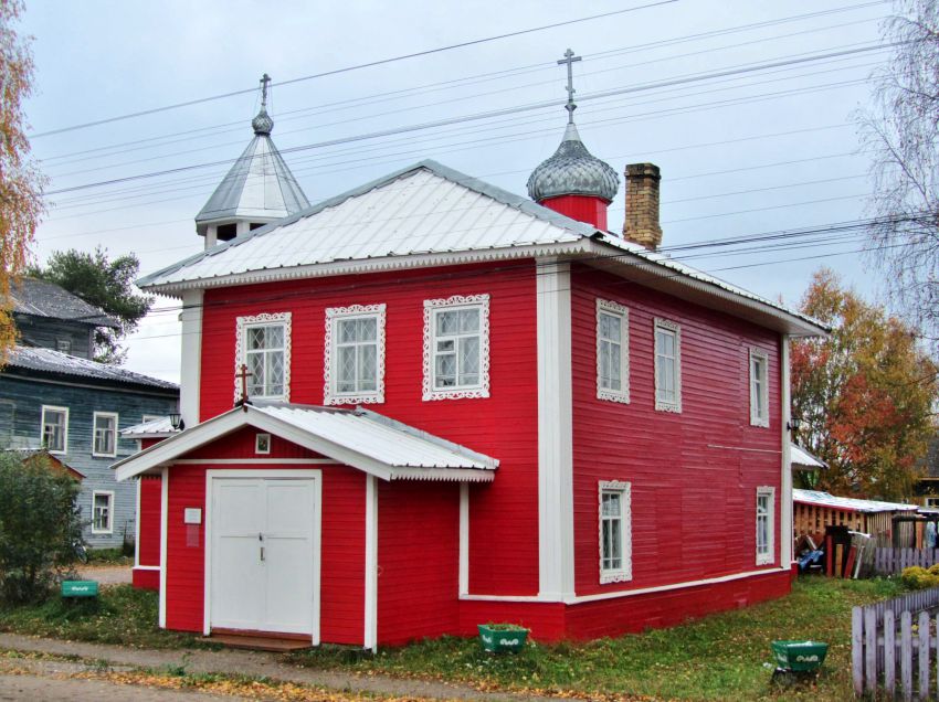 Церковь Георгия Победоносца, Долматово (Вельский район, Архангельская область). фасады, вид с запада