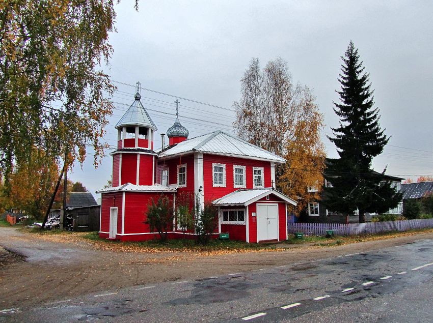 Церковь Георгия Победоносца, Долматово (Вельский район, Архангельская область). фасады, вид с севера