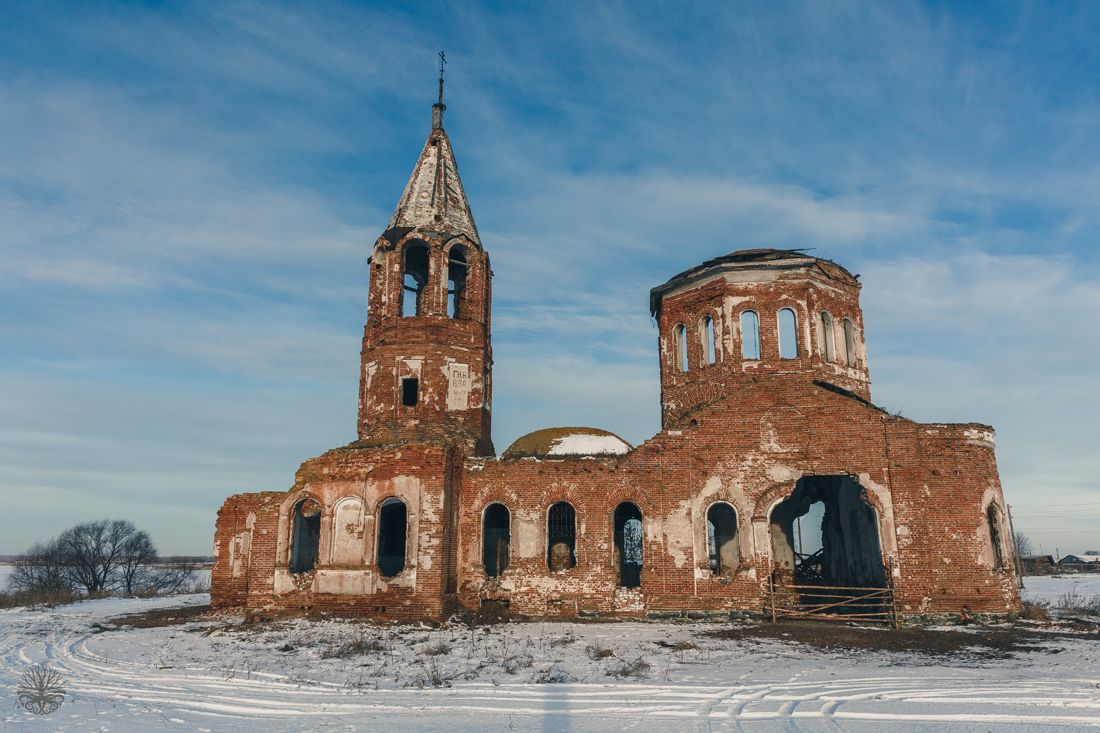 Беликуль. Церковь Владимирской иконы Божией Матери. фасады