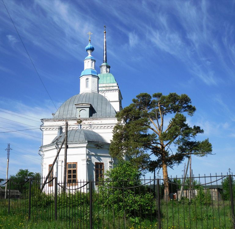 Церковь Петра и Павла, Кинделино (Кунгурский район и г. Кунгур, Пермский край). фасады