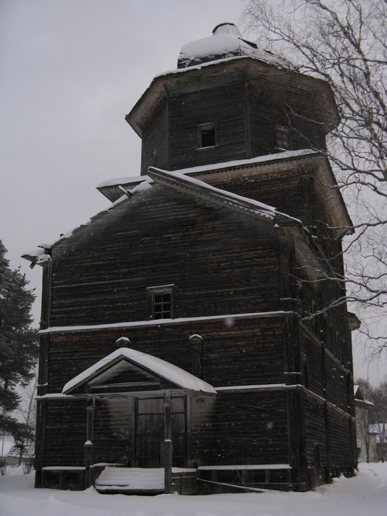 Церковь Воскресения Христова, Козловская (Борки) (Вельский район, Архангельская область). фасады