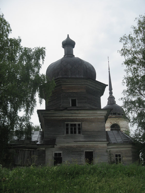 Возгрецовская (Ростовское). Церковь Илии Пророка. фасады