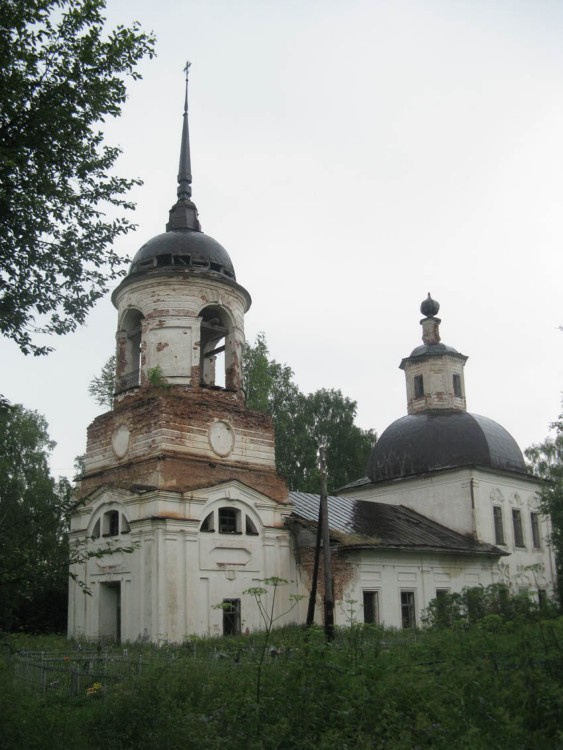 Церковь Вознесения Господня, Возгрецовская (Ростовское) (Вельский район, Архангельская область). фасады