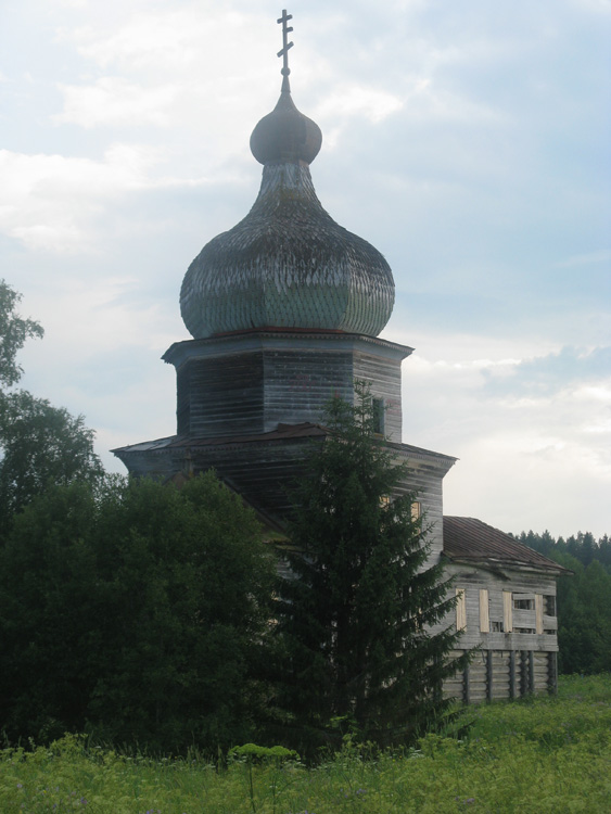 Церковь Николая Чудотворца, Гридинская (Григорово) (Вельский район, Архангельская область). фасады