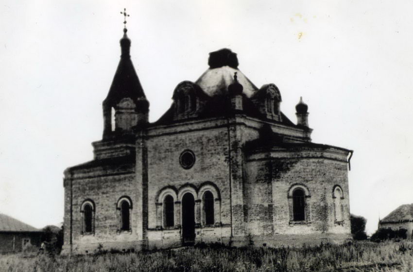 Волынцево. Церковь Кирилла и Мефодия. архивная фотография, Разрушенная в 1961 г. Благовещенская церковь с. Волынцево 