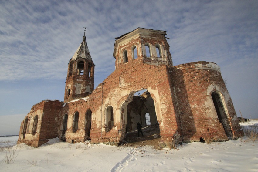 Церковь Владимирской иконы Божией Матери, Беликуль (Красноармейский район, Челябинская область). фасады