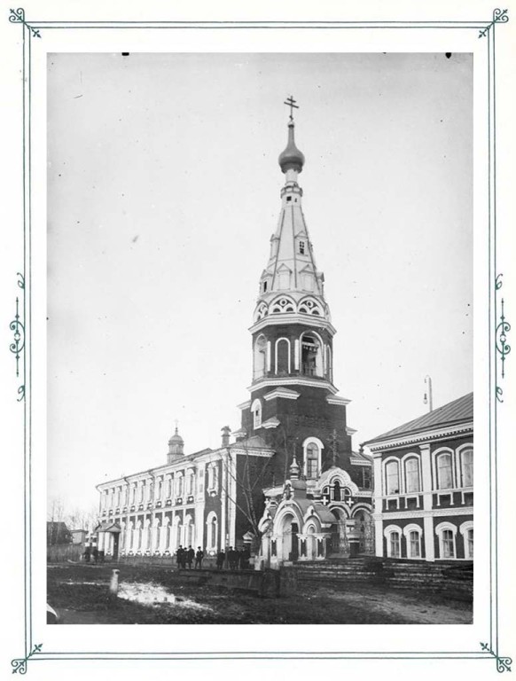 Церковь Александра Невского в Сормове, Сормовский район (Нижний Новгород, город, Нижегородская область). архивная фотография, Фотография церкви Александра Невского, выполненная в кон. ХIХ в.