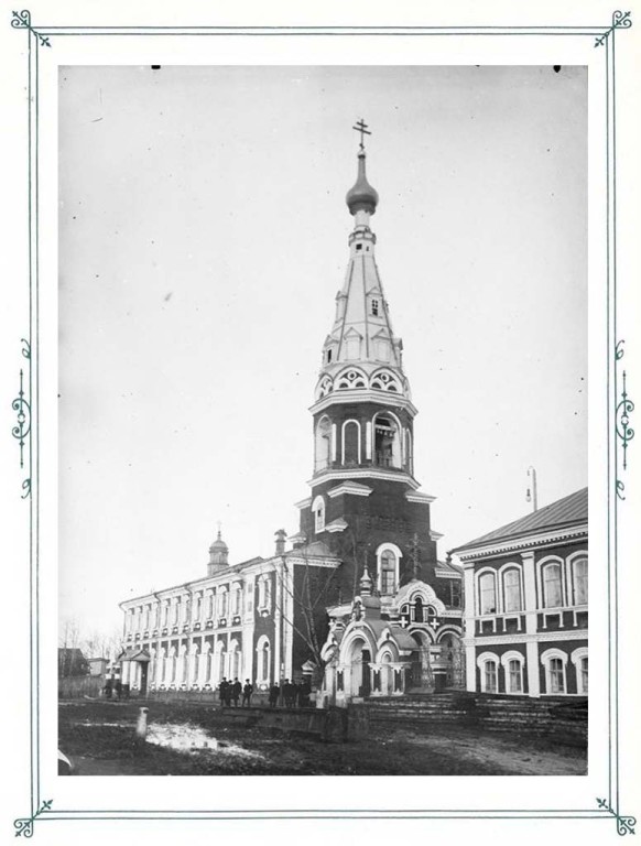 Сормовский район. Церковь Александра Невского в Сормове. архивная фотография, Фотография церкви Александра Невского, выполненная в кон. ХIХ в.