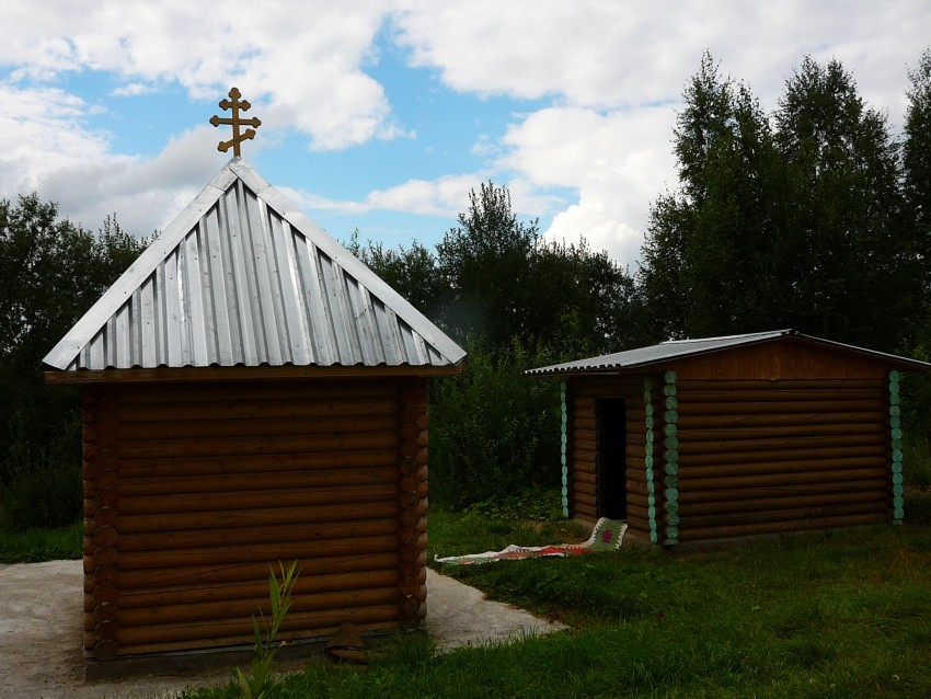 Часовня Тихвинской иконы Божией Матери на источнике, Березники (Березники, город, Пермский край). общий вид в ландшафте, Часовня
