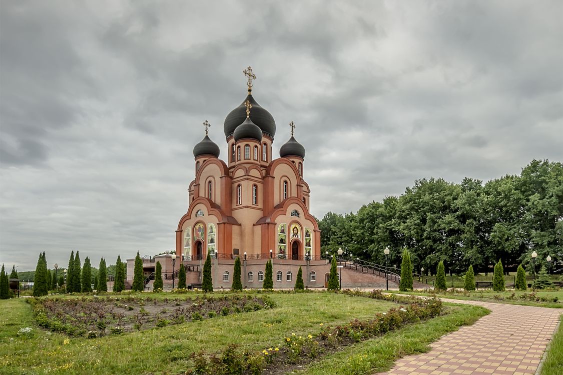 Церковь Сергия Радонежского, Старый Оскол (Старый Оскол, город, Белгородская область). общий вид в ландшафте