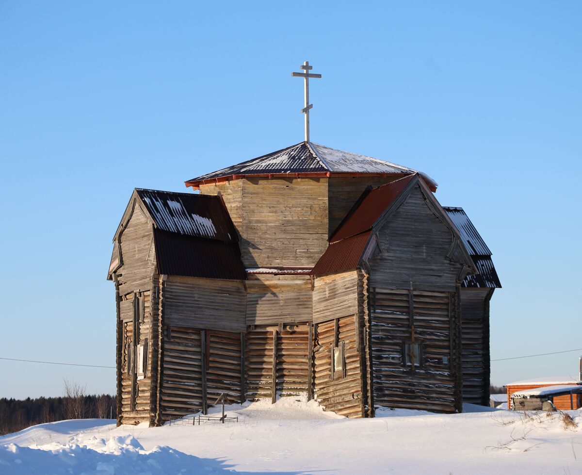Церковь Николая Чудотворца, Верховье (Приморский район, Архангельская область). фасады