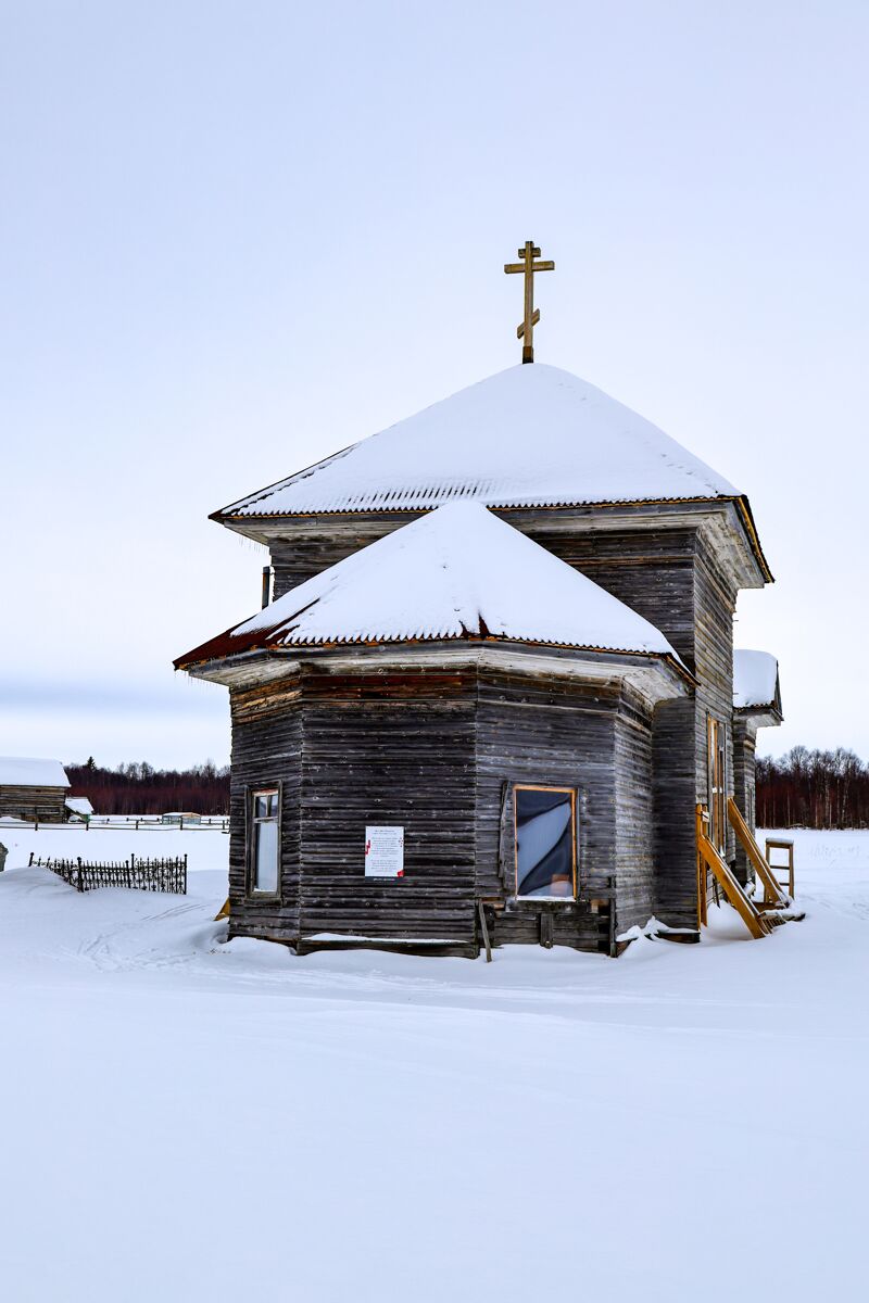 Церковь Трёх Святителей, Кадь (Приморский район, Архангельская область). фасады