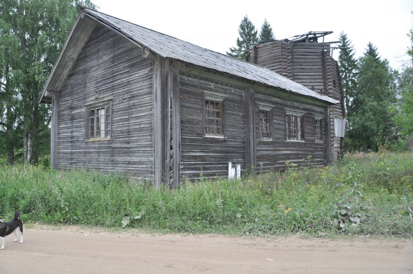 Церковь Илии Пророка, Часовенская (Задняя Дуброва) (Плесецкий район, Архангельская область). документальные фотографии