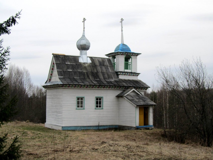 Часовня Зосимы и Савватия, Варварская, урочище (Каргопольский район, Архангельская область). фасады, вид с северо-востока