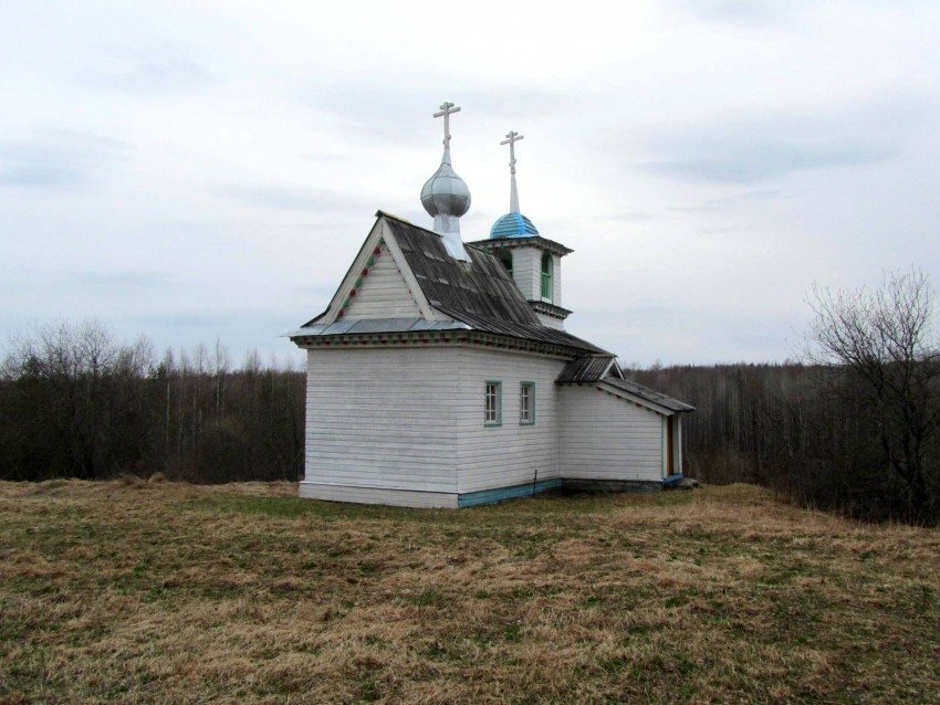 Часовня Зосимы и Савватия, Варварская, урочище (Каргопольский район, Архангельская область). фасады, вид с востока
