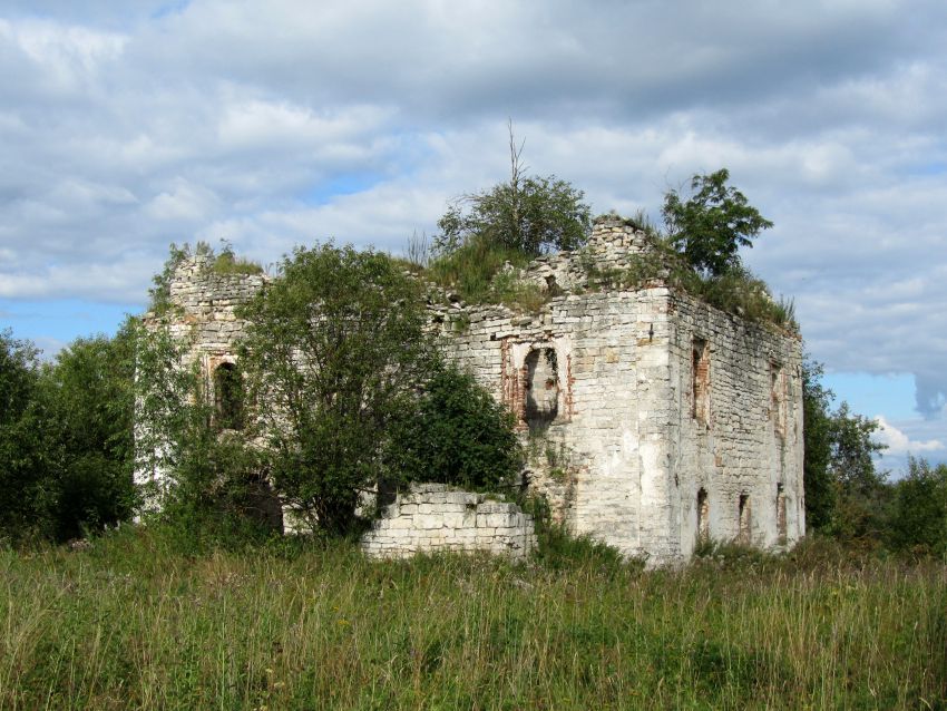 Семёновская (Троица). Церковь Троицы Живоначальной. фасады, вид с запада