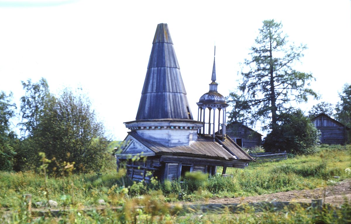 фасады. Часовня Воздвижения Креста Господня, Савинская (Акуловская, Зимницы) (Каргопольский район, Архангельская область)