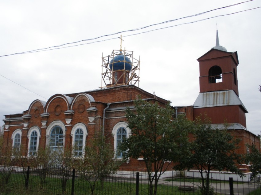 Рязань. Церковь Рождества Пресвятой Богородицы в Дягилево. общий вид в ландшафте, Вид с севера