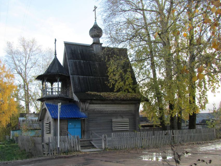 Часовня Покрова Пресвятой Богородицы и Александра Невского, Конёво (Плесецкий район, Архангельская область). фасады, вид с юго-запада