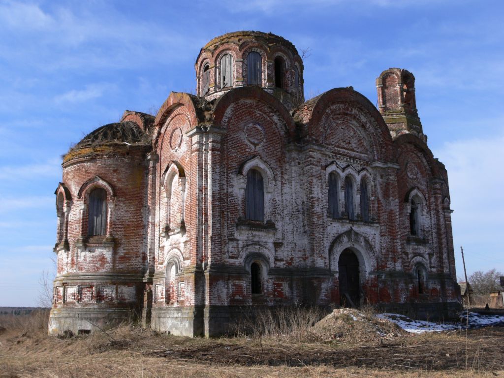 Церковь Зачатия Иоанна Предтечи, Маслово (Калининский район, Тверская область). фасады