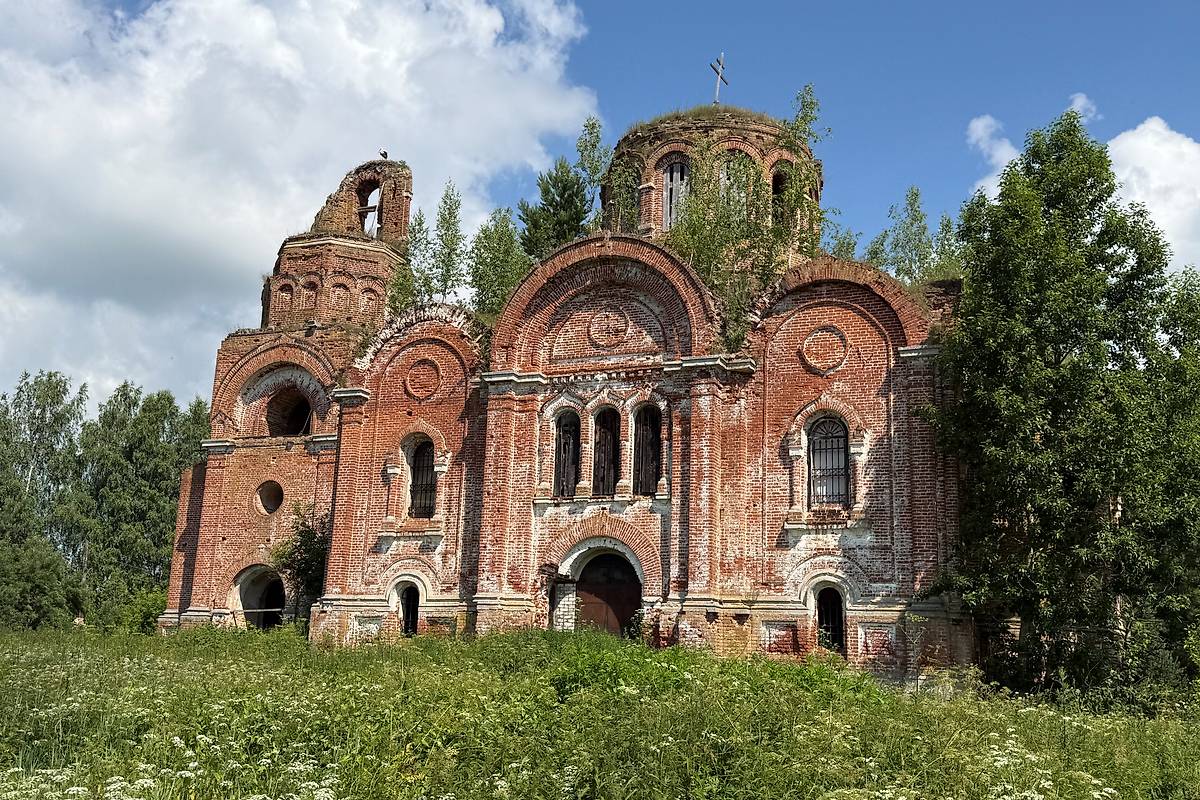 фасады. Церковь Зачатия Иоанна Предтечи, Маслово (Калининский район, Тверская область)