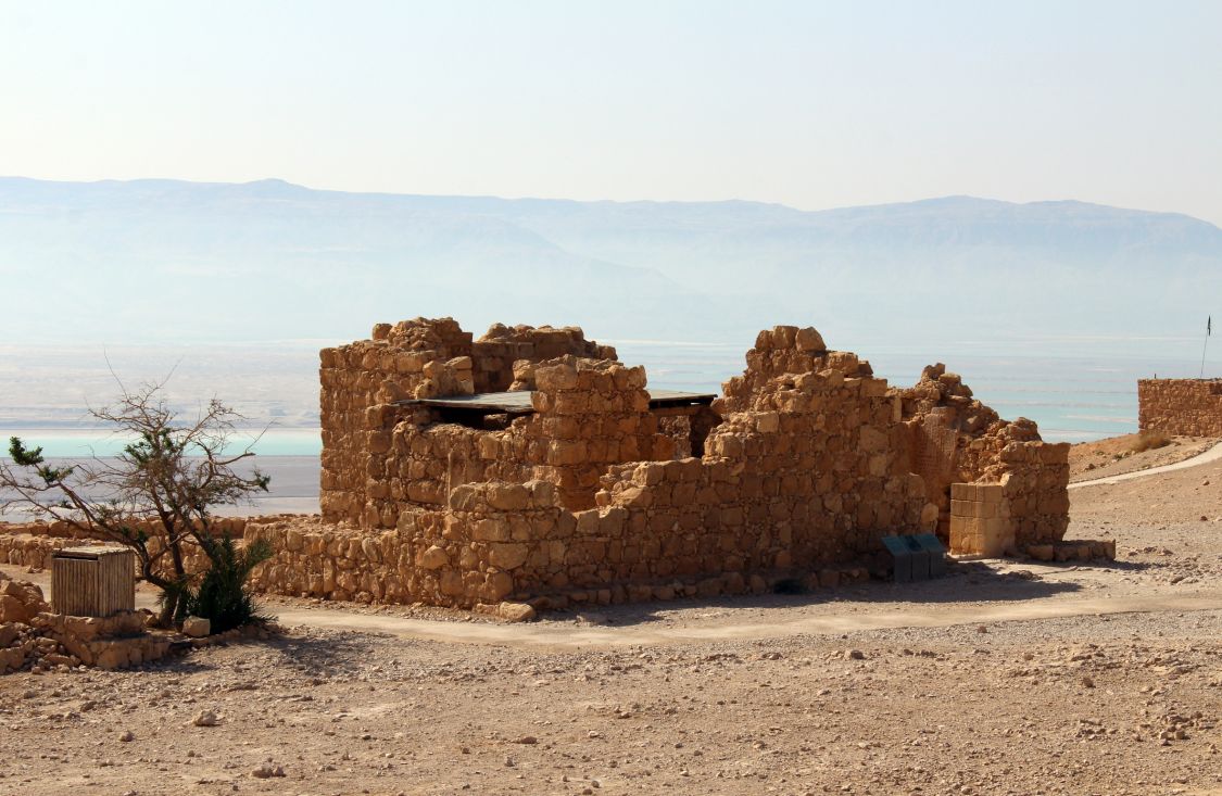 Иудейская пустыня, урочище Масада. Лавра Марда (Мардас). фасады