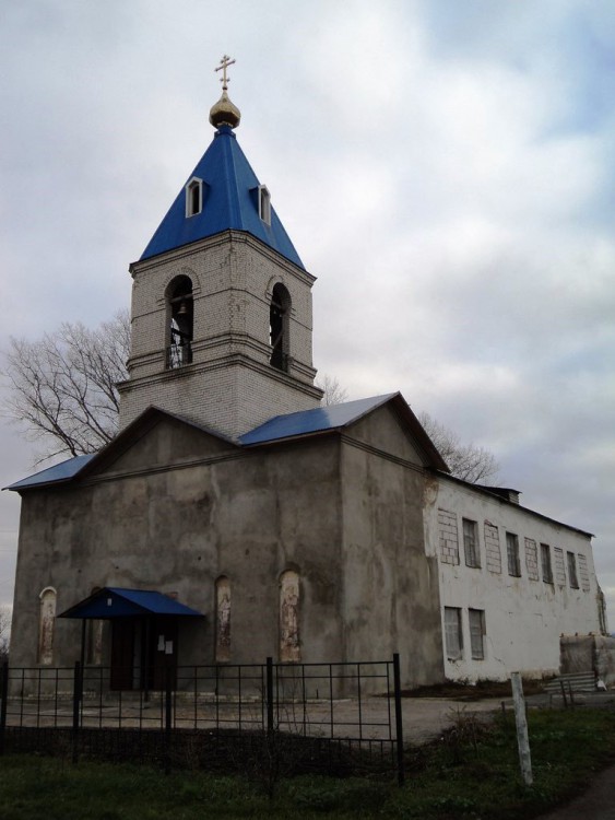 Церковь Михаила Архангела, Дракино (Лискинский район, Воронежская область). общий вид в ландшафте