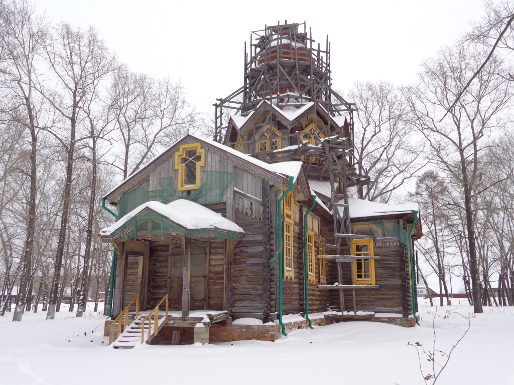 Церковь Ольги равноапостольной, Ольгино (Уярский район, Красноярский край). документальные фотографии