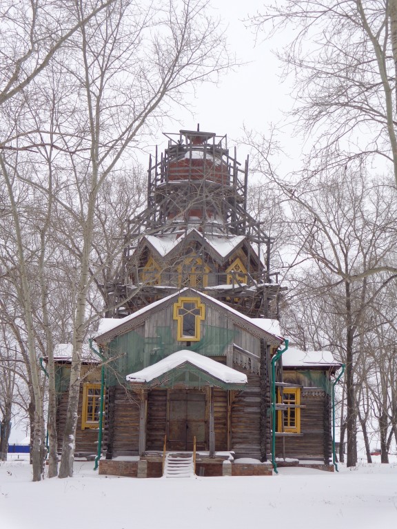 Церковь Ольги равноапостольной, Ольгино (Уярский район, Красноярский край). документальные фотографии