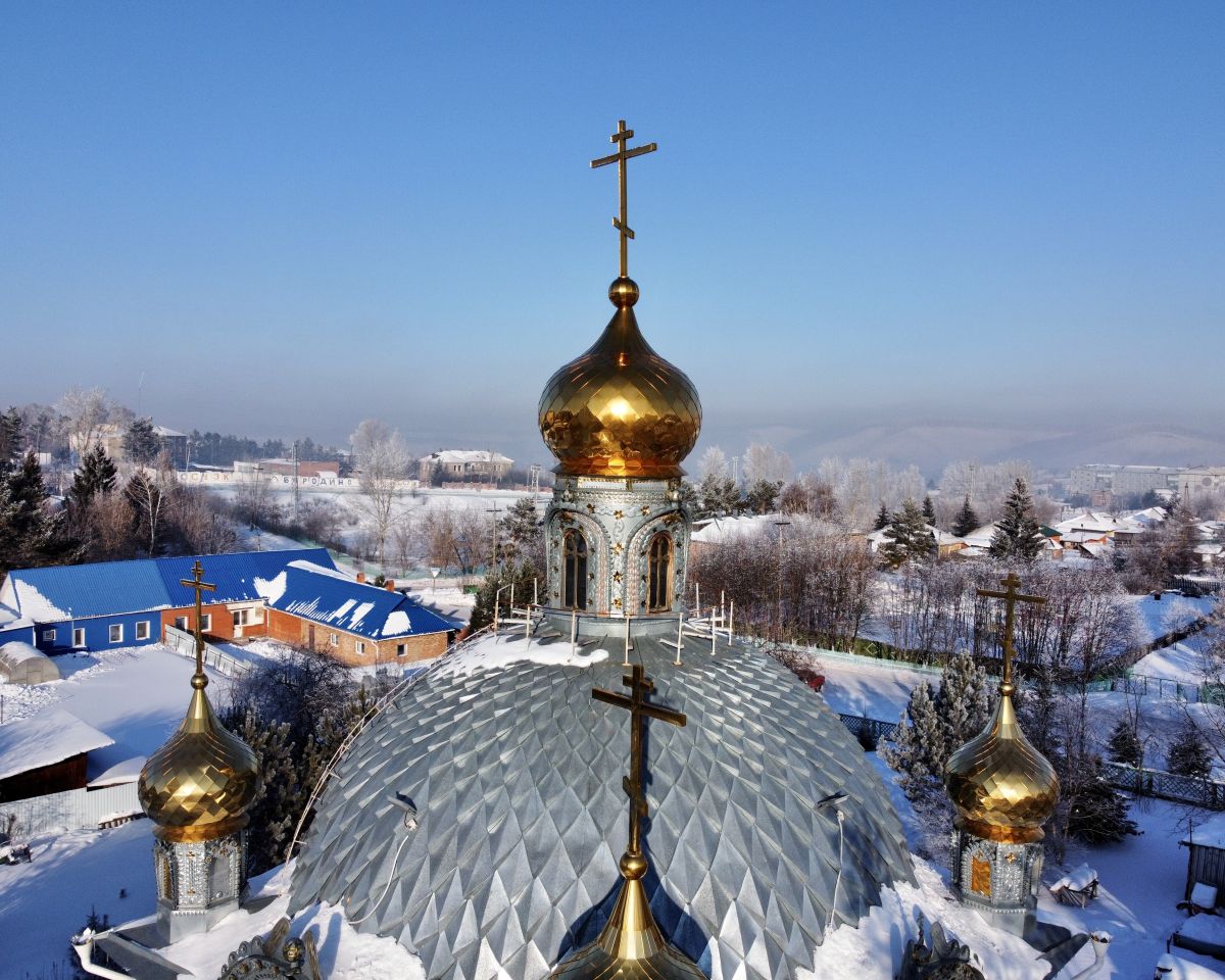 Церковь Сергия Радонежского, Бородино (Бородино, город, Красноярский край). архитектурные детали, Купол храма