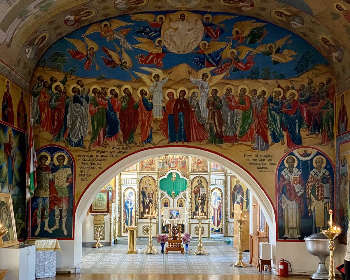 Церковь Сергия Радонежского, Бородино (Бородино, город, Красноярский край). интерьер и убранство
