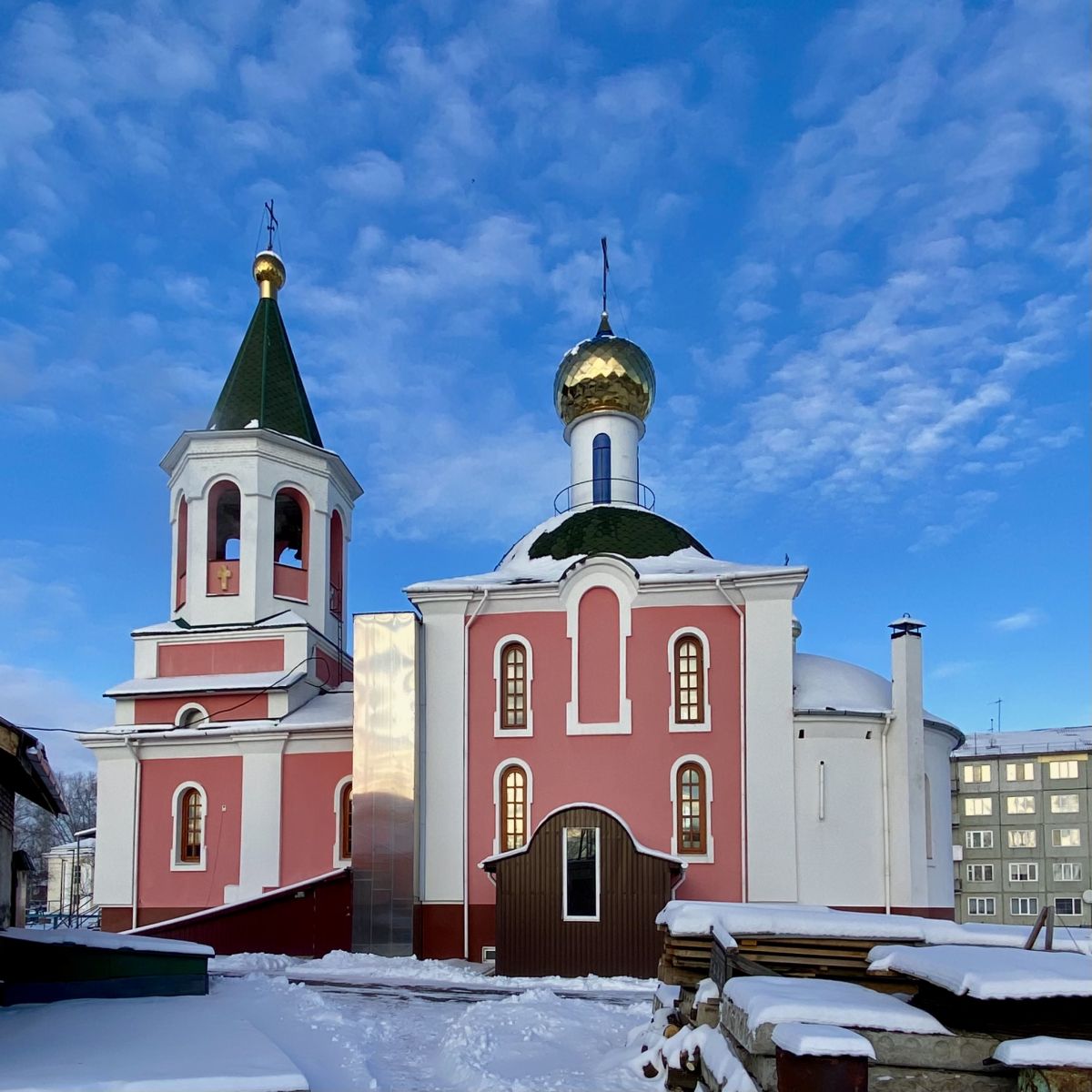 Церковь Иоанна Богослова, Заозёрный (Рыбинский район, Красноярский край). фасады, Вид с юга