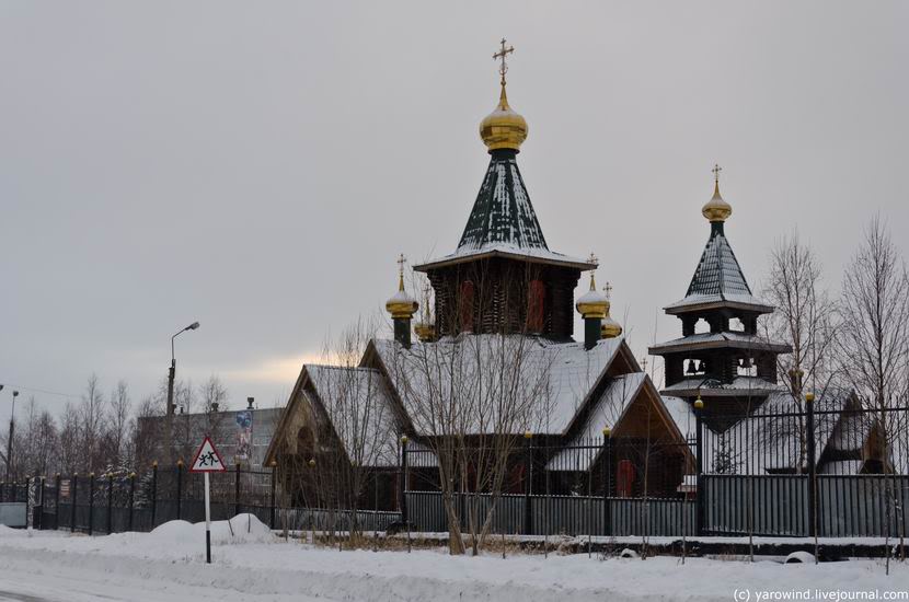 Усинск. Церковь иконы Божией Матери 