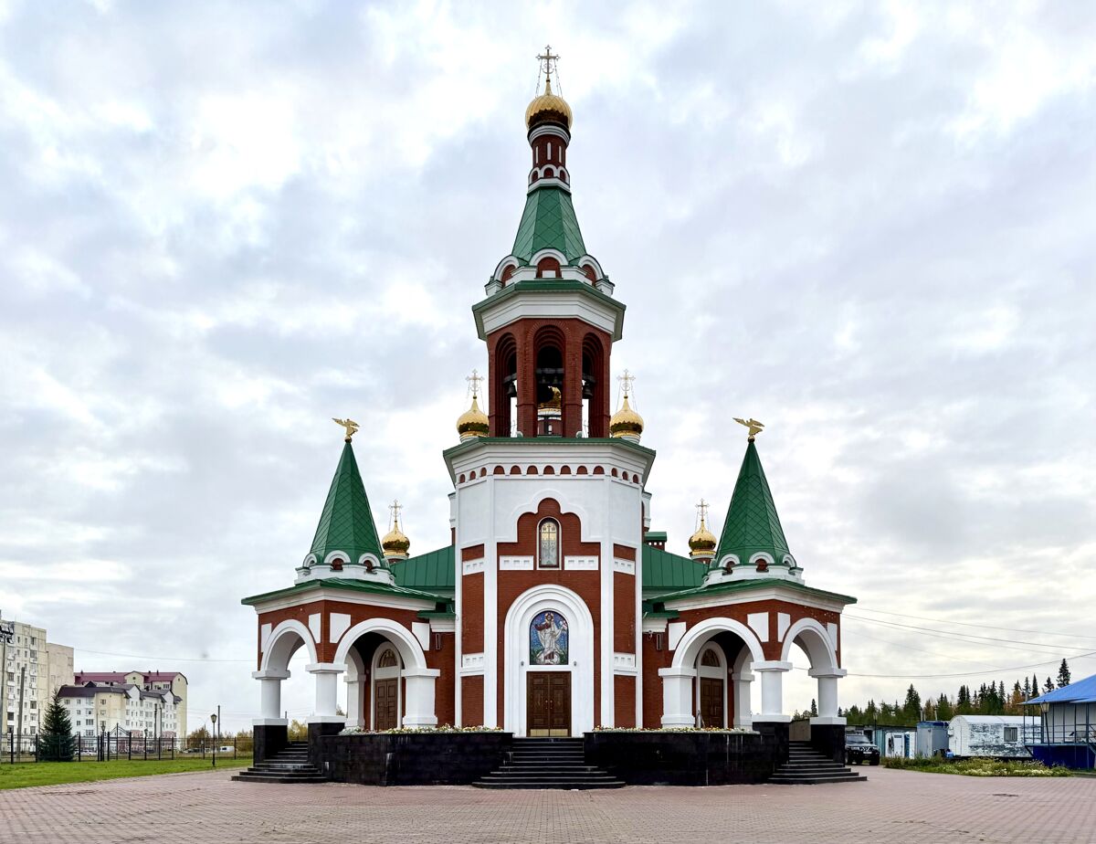 Церковь Воскресения Христова, Усинск (Усинск, город, Республика Коми). фасады, Вид с запада